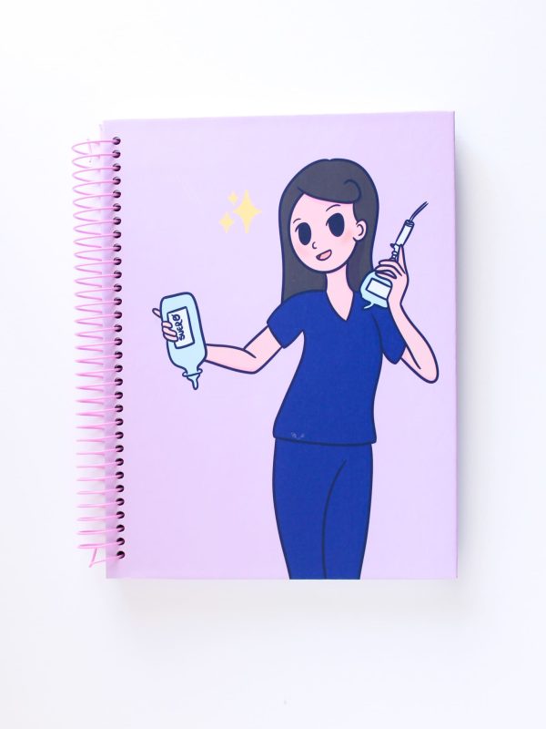 Cuaderno enfermera con sueros